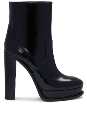 

120mm leather ankle boots, Alexander McQueen 120mm leather ankle boots