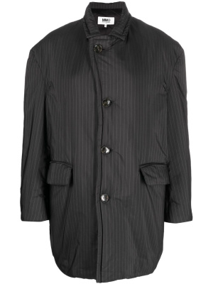 

Pinstripe button-fastening jacket, MM6 Maison Margiela Pinstripe button-fastening jacket