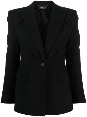 

Cut-out single-breasted blazer, Versace Cut-out single-breasted blazer