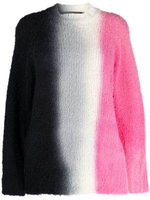 

Tie dye-print wool-blend jumper, Sacai Tie dye-print wool-blend jumper