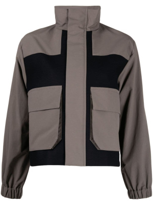 

Pleat-detail bomber jacket, Sacai Pleat-detail bomber jacket