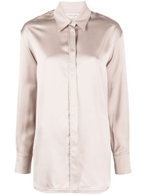 

Batilda Boyfriend satin-finish shirt, Golden Goose Batilda Boyfriend satin-finish shirt