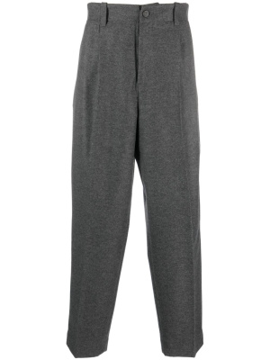 

Mélange-effect tapered trousers, Golden Goose Mélange-effect tapered trousers