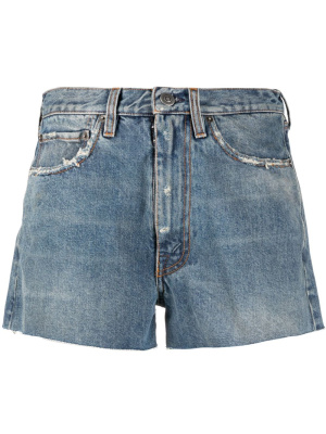

Raw-cut denim shorts, Maison Margiela Raw-cut denim shorts