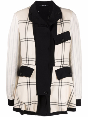 

Check-pattern inside-out jacket, Maison Margiela Check-pattern inside-out jacket