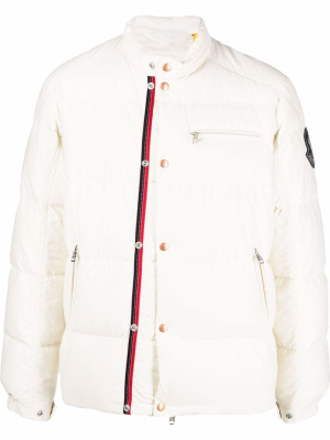 

Logo-patch down-feather jacket, Moncler Logo-patch down-feather jacket