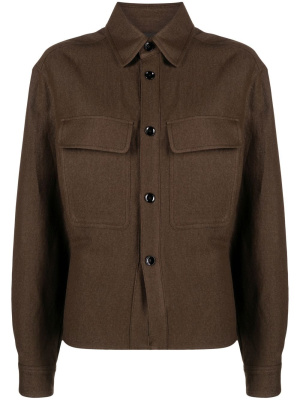 

Linen-blend long-sleeved shirt, Lemaire Linen-blend long-sleeved shirt