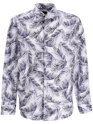 

Botanical-print cotton shirt, BOSS Botanical-print cotton shirt