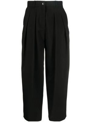 

Pleat-detail cropped trousers, Kenzo Pleat-detail cropped trousers
