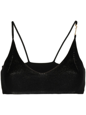 

Le Bandeau Pralu knitted top, Jacquemus Le Bandeau Pralu knitted top