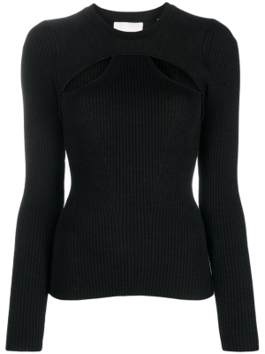 

Cut-out ribbed top, ISABEL MARANT Cut-out ribbed top