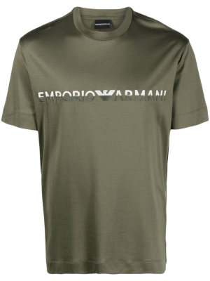 

Logo-print short-sleeve T-shirt, Emporio Armani Logo-print short-sleeve T-shirt