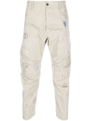 

Logo-print cargo trousers, Dsquared2 Logo-print cargo trousers