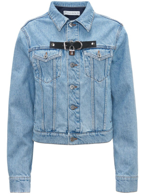 

Padlock strap trucker jacket, JW Anderson Padlock strap trucker jacket