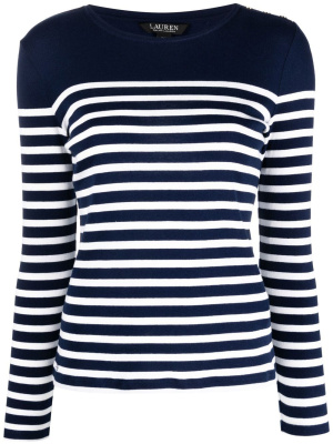 

Striped long-sleeved T-shirt, Lauren Ralph Lauren Striped long-sleeved T-shirt