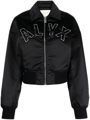 

Embroidered logo bomber jacket, 1017 ALYX 9SM Embroidered logo bomber jacket