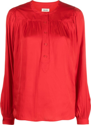 

Tigy satin-finish blouse, Zadig&Voltaire Tigy satin-finish blouse