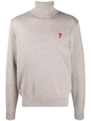 

Ami de Coeur roll-neck jumper, AMI Paris Ami de Coeur roll-neck jumper
