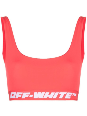 

Logo-underband bra top, Off-White Logo-underband bra top