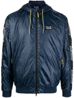 

Logo-print lightweight jacket, Ea7 Emporio Armani Logo-print lightweight jacket