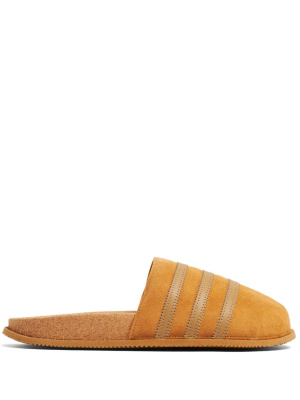 

3-Stripe suede slippers, Adidas 3-Stripe suede slippers