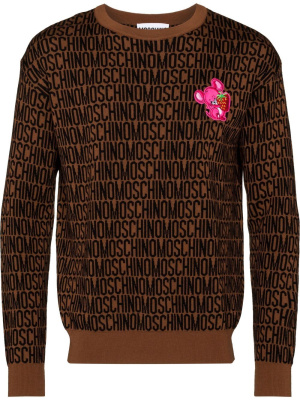 

Mouse-patch logo jumper, Moschino Mouse-patch logo jumper