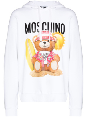 

Teddy Bear-print crew-neck sweatshirt, Moschino Teddy Bear-print crew-neck sweatshirt