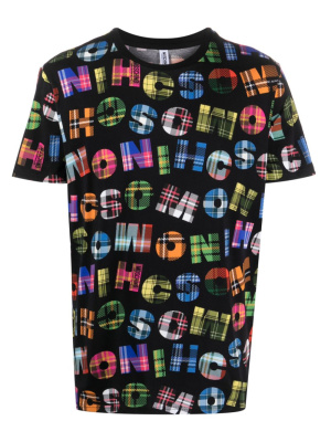 

Logo-print short-sleeve T-shirt, Moschino Logo-print short-sleeve T-shirt