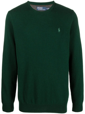 

Polo-Pony-embroidered jumper, Polo Ralph Lauren Polo-Pony-embroidered jumper