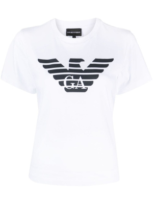 

Logo-print short-sleeve T-shirt, Emporio Armani Logo-print short-sleeve T-shirt