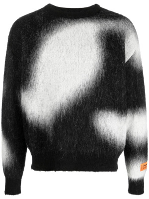 

Patterned intarsia knit jumper, Heron Preston Patterned intarsia knit jumper
