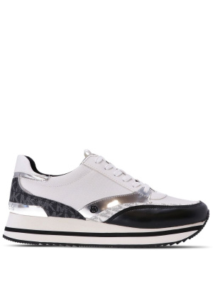 

Monogram-detail low-top sneakers, Michael Kors Monogram-detail low-top sneakers