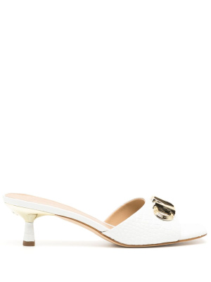 

Amal 55mm kitten heel mules, Michael Kors Amal 55mm kitten heel mules