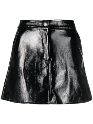 

Crinkled patent miniskirt, Michael Kors Crinkled patent miniskirt