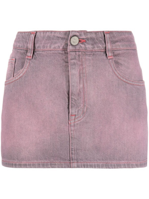 

Dyed denim mini skirt, MM6 Maison Margiela Dyed denim mini skirt