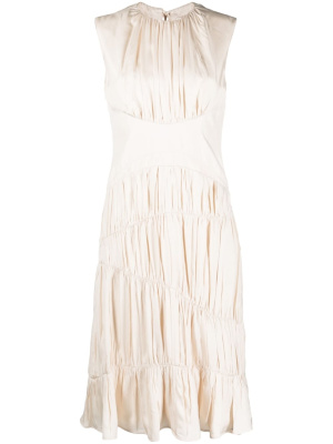 

Gathered midi dress, Jil Sander Gathered midi dress
