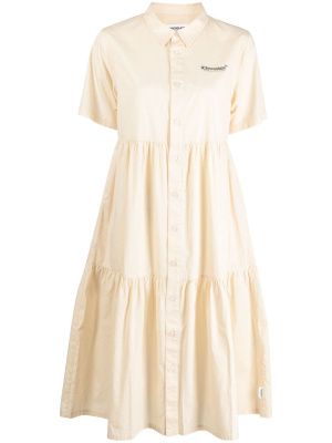 

Logo-print tiered dress, CHOCOOLATE Logo-print tiered dress