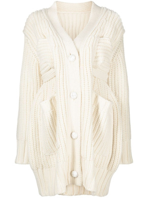 

Wool blend knit cardigan, Sacai Wool blend knit cardigan