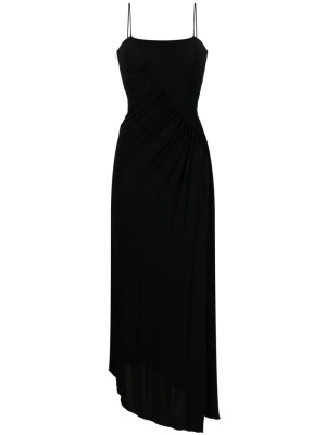 

Asymmetric gathered maxi dress, PINKO Asymmetric gathered maxi dress