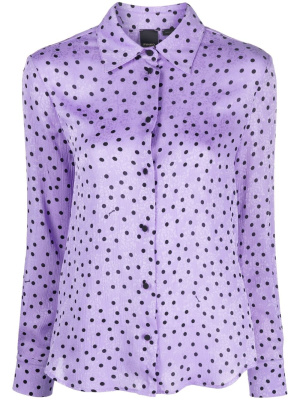 

Floral and polka dot-print shirt, PINKO Floral and polka dot-print shirt