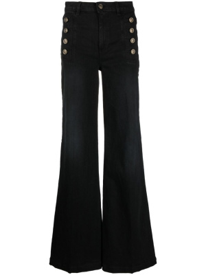 

High-waist wide-leg trousers, TWINSET High-waist wide-leg trousers