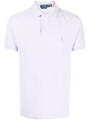 

Pony-embroidered piqué polo shirt, Polo Ralph Lauren Pony-embroidered piqué polo shirt