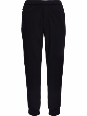 

Elasticated-waist cotton track trousers, Armani Exchange Elasticated-waist cotton track trousers