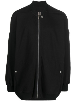 

Zip-up cotton bomber jacket, Rick Owens Zip-up cotton bomber jacket