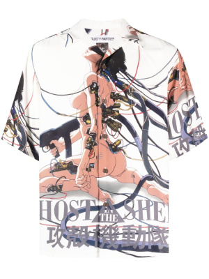 

X Ghost In The Shell graphic-print shirt, WACKO MARIA X Ghost In The Shell graphic-print shirt