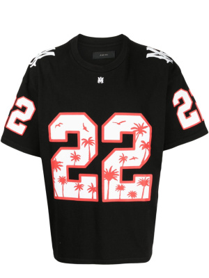 

22 Football cotton T-shirt, AMIRI 22 Football cotton T-shirt