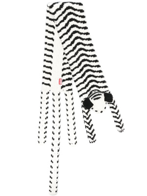 

Dog-motif knit scarf, Kenzo Dog-motif knit scarf