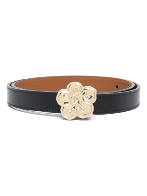 

Floral-buckle leather belt, Kenzo Floral-buckle leather belt