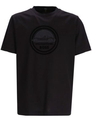 

X Porsche logo-print T-shirt, BOSS X Porsche logo-print T-shirt
