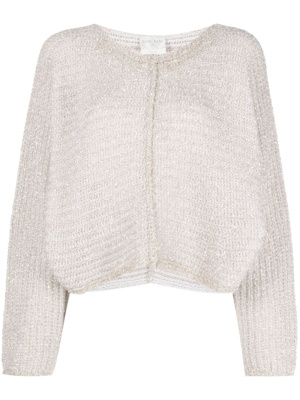 

Lurex chenille-texture knitted jumper, Forte Forte Lurex chenille-texture knitted jumper